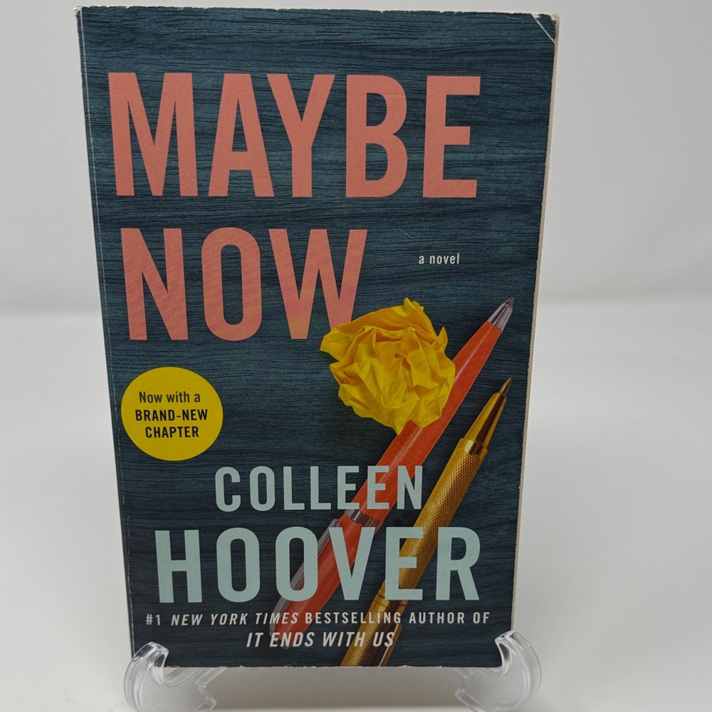 Maybe Now by Colleen Hoover Paperback Book